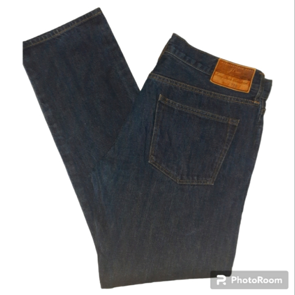 Men's J. Crew Style 770 Dark Blue Jean's 34x32